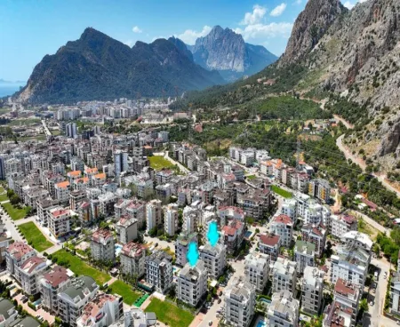antalya konyaalti apartment in the site