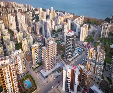 new flats in tece district of mersin