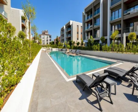 pura vıda in konaklar, luxury complex wıth garden, furnıshed apartment