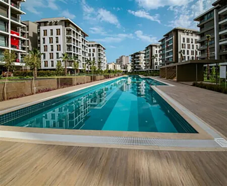 apartment for sale in a luxury complex in konyaaltı uncalı