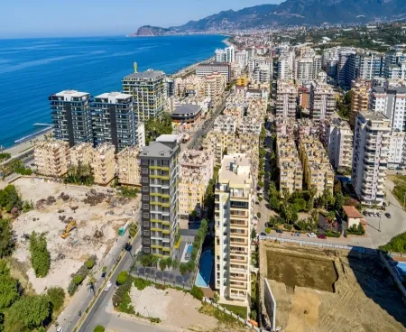 Двухуровневая квартира рядом с морем в Махмутларе