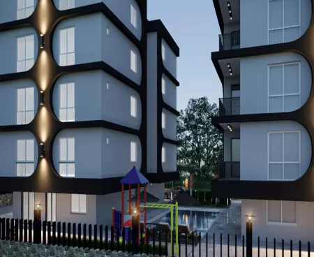 luxury flats under construction in kepzez