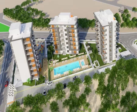 flats under construction in aksu altıntaş