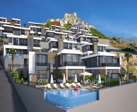 luxury villas with sea view in alanya kargicak