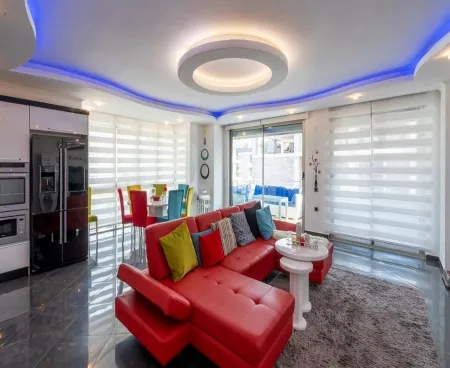 duplex flat for sale in alanya oba neighborhood