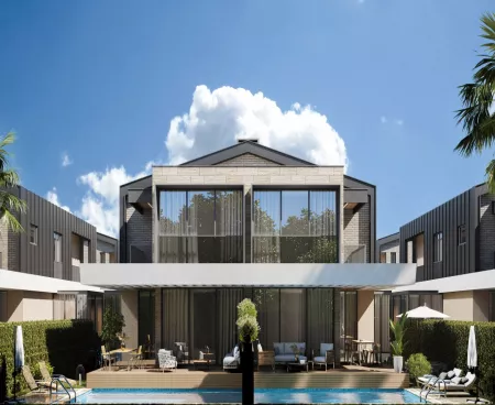 antalya dosemealti ; luxury villas from the project in a decent complex