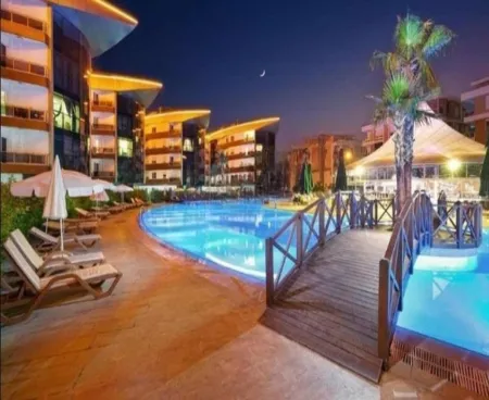 furnished apartment in konyaaltı luxury site