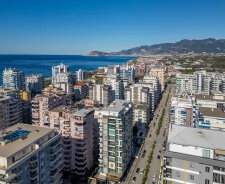 furnished luxury apartment in alanya mahmutlar