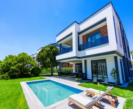 luxury duplex villa in a complex in dosemealti