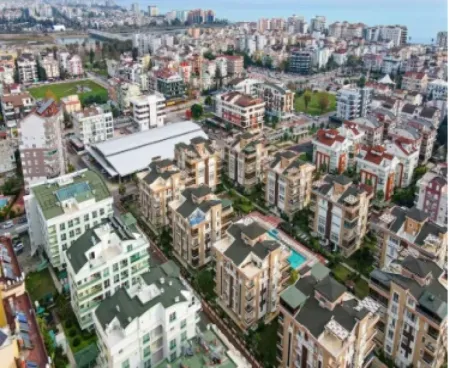 apartment in luxury complex in antalya konyaalti