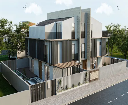 villa from the project in antalya muratpaşa