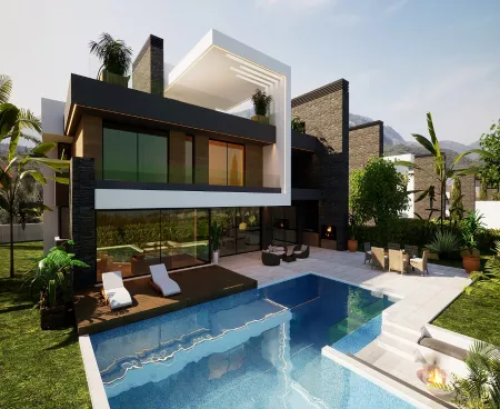 Роскошные виллы на продажу в 620 метрах от моря в Кирении, Кипр