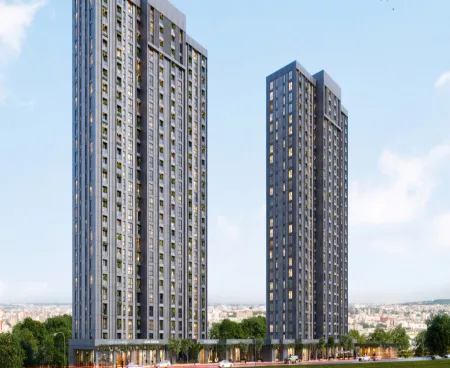 istanbul kagithane ; luxury flats for sale from the project