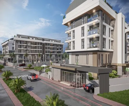 flats for sale from a construction company in konyaaltı hurma