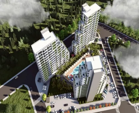 Продажа просторных квартир 1+1 и 2+1 в районе Мерсин-Тедже