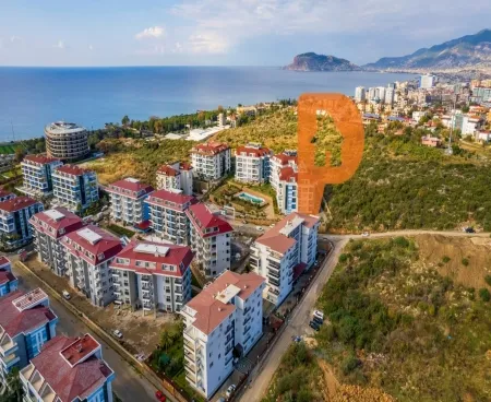 duplex apartment near the sea in kestel, alanya