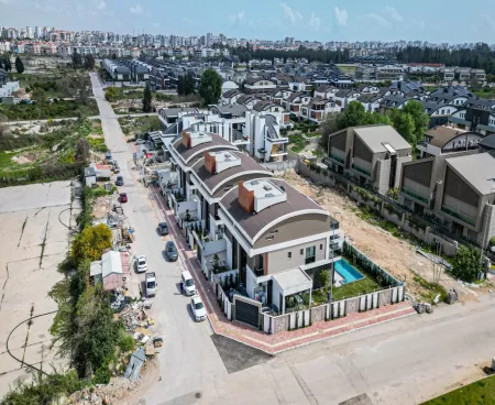 triplex villas for sale in mollayusuf, konyaaltı