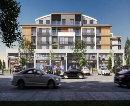 flat for sale in a luxury site for sale in hurma, konyaalti