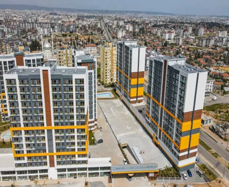 antalya kepez ; apartments in the complex