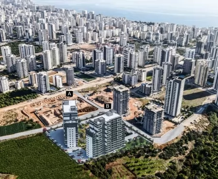 Продажа элитных квартир в Мерсин Мезитли недалеко от моря