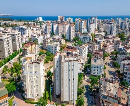 sea view flat for sale in konyaaltı pınarbaşı