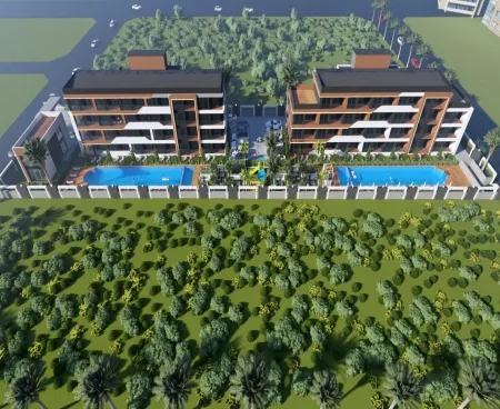 flat for sale in a luxury project in antalya altıntaş