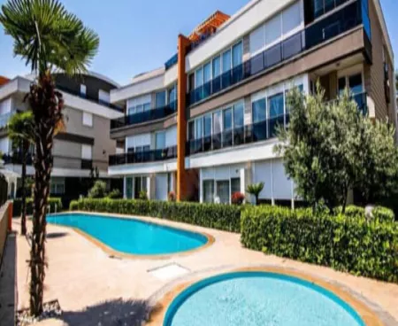 flat for sale in a luxury site in muratpaşa lara