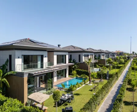 ultra luxury villas ready for occupancy in döşemealtı