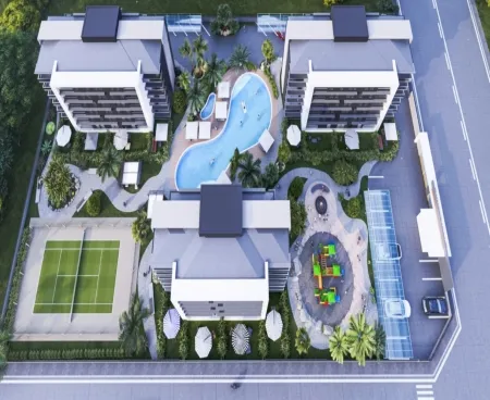 1+1 2+1 apartments ready to live in antalya altıntaş complex
