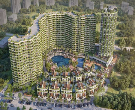 mersin ; Апартаменты с видом на море в концепции 5-звездочного