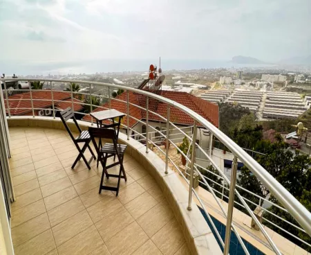 alanya kestel ; residence permit villa