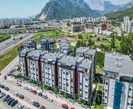 luxury 2-bedroom apartment with pool and nature view in antalya