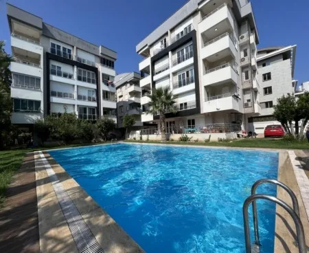 spacious flat with pool in uluç, konyaaltı