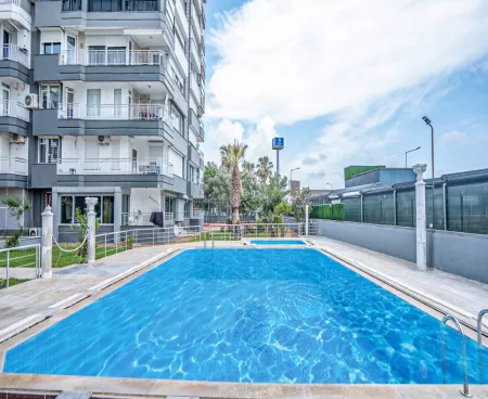 duplex apartment with sea view in antalya lara